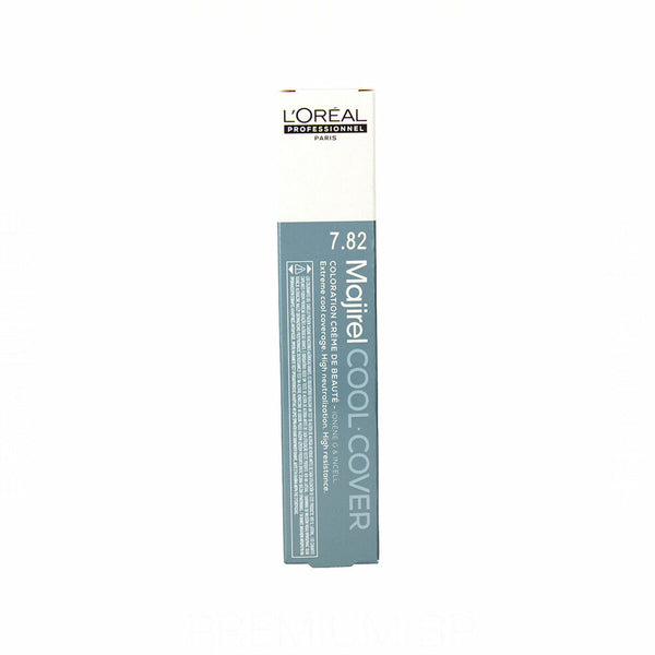 Permanent Colour L'Oreal Professionnel Paris Majirel Cool Cover #7.82 Blonde (50 ml) | HÅLLBAR BLOND FÄRG MED KALLTONER
