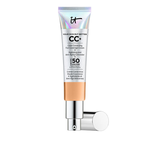 Hydrerande Kräm med Färg It Cosmetics Your Skin But Better neutral tan SPF 50+ (32 ml) | Optimal Hydrering och Solskydd