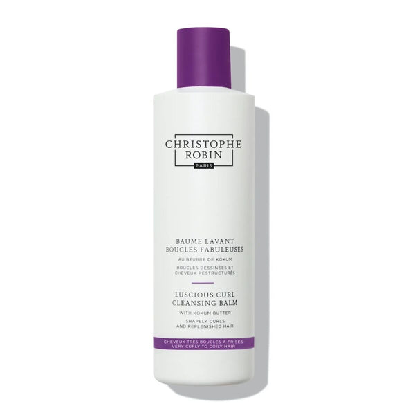 Hårlotion Christophe Robin Luscious Curl Cleansing Balm 250 ml | Definierade Lockar och Skonsam Rengöring
