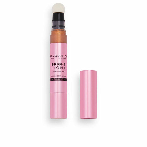 Highlighter Revolution Make Up Bright Light goddess deep bronze (3 ml) | Förbättra din Lyster med Vegansk Formulering