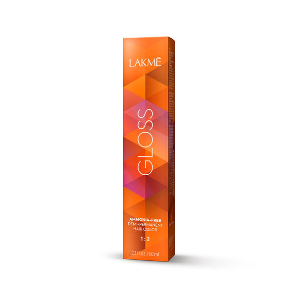 Permanent Färg Lakmé Gloss Nº 7/50 60 ml | Långvarig Hårfärg för Strålande Skönhet