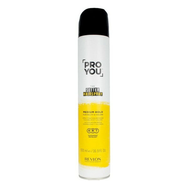 Normal Hold Hairspray Proyou Revlon (500 ml) | Flexibel Hållning för Naturlig Stil