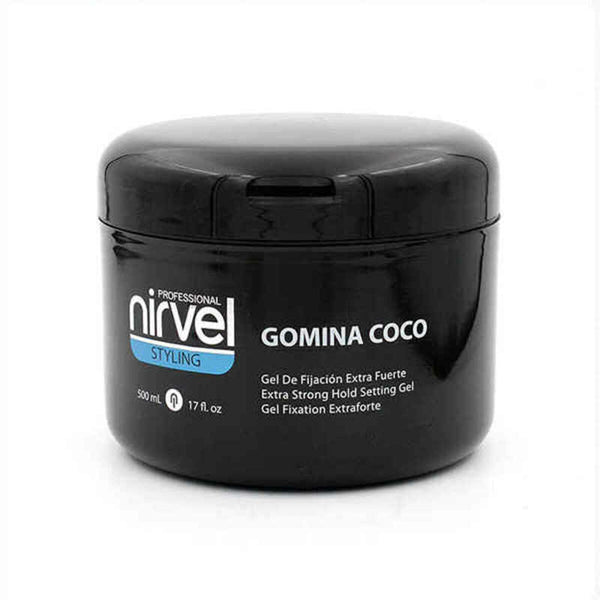 Extrastrong Top Gel Nirvel 8435054681790 | Stark Hållning Kokos Styling Gel för Vackert Hår