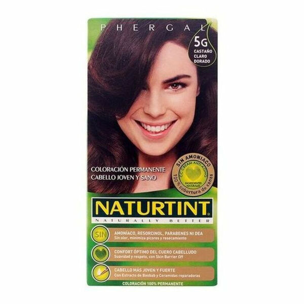 Dye No Ammonia Naturtint Naturtint G Ljust Gyllene Brunt 170 ml | Vegansk Hårfärg för Vackra Höjdpunkter