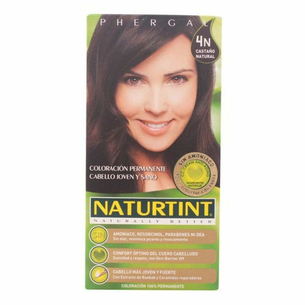 Dye No Ammonia N4 Naturtint Naturtint N (5 pcs) 170 ml | Vegan Permanent HÃ¥rfÃ¤rg fÃ¶r Naturlig KastanjefÃ¤rg