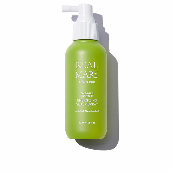Energiserande Lotion Rated Green Real Mary 120 ml | Volymgivande Mist för Fet Hår