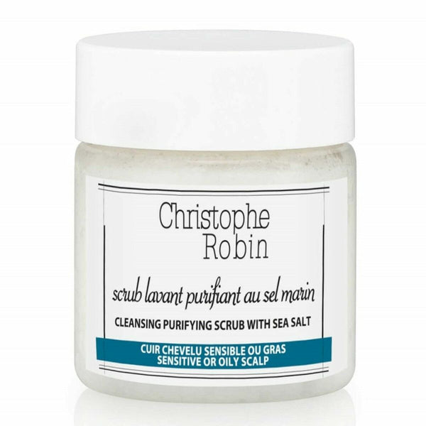 Hårskskrubb Christophe Robin (40 ml) | Skonsam Exfoliering för Fet och Känslig Hår